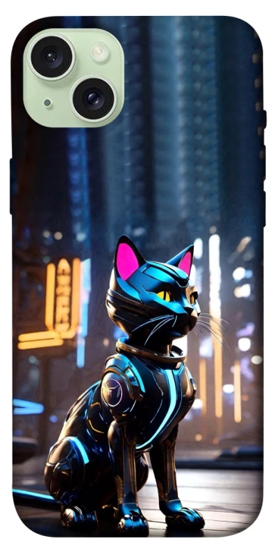 Чехол на Apple iPhone 15 Plus (6.7") Cyber cat фото 1 из 1