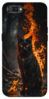 Чехол на Realme C2 Огненный кот фото 1 из 1