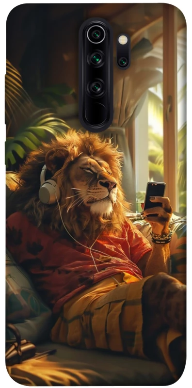 Чохол на Xiaomi Redmi Note 8 Pro Лев v2 фото 1 з 1