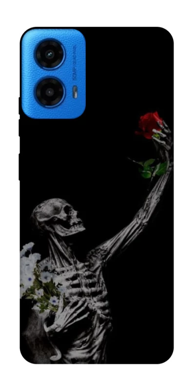 Чехол на Motorola Moto G45 Skeleton vs Rose фото 1 из 1