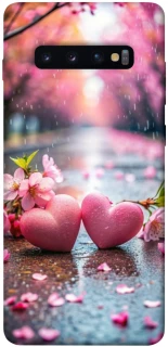 Чехол на Samsung Galaxy S10+ Pink heart фото 1 из 1