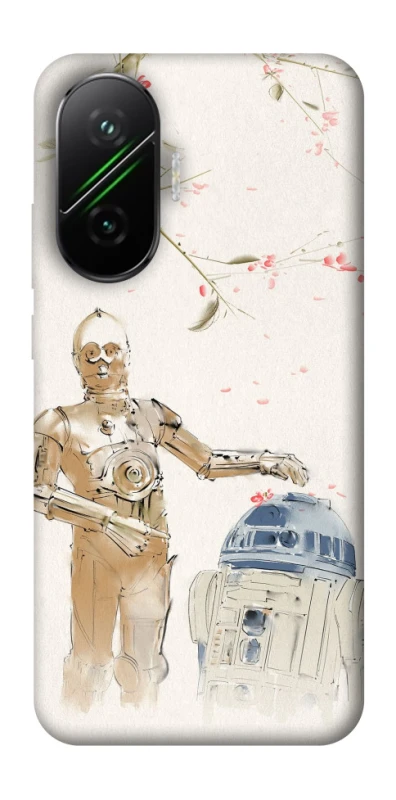 Чохол на Xiaomi Poco F7 Star Wars robots фото 1 з 1