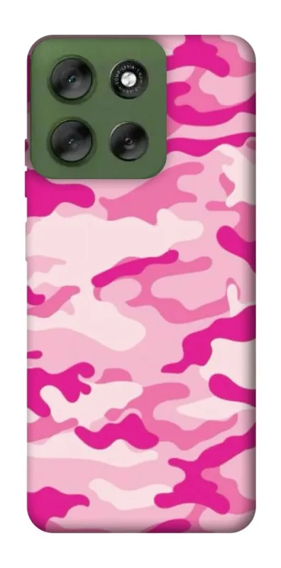 Чехол на Motorola Moto G56 5G camouflage pink фото 1 из 1