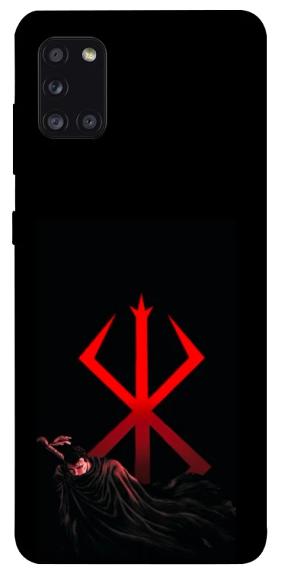 Чохол на Samsung Galaxy A31 Berserk Red Logo фото 1 з 1
