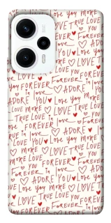 Чохол на Xiaomi Poco F5 / Note 12 Turbo Love aesthetic ver.4 фото 1 з 1