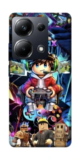 Чехол на Xiaomi Poco M6 Pro 4G Roblox collage ver.4 фото 1 из 1