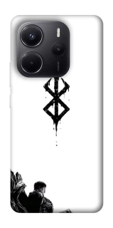 Чехол на Xiaomi Redmi Note 14 4G (Europe version) berserk white фото 1 из 1