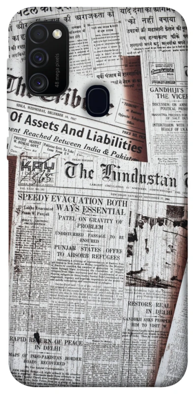 Чохол на Samsung Galaxy M21 Газети фото 1 з 1