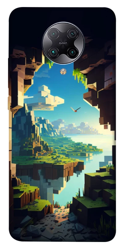 Чехол на Xiaomi Redmi K30 Pro / Poco F2 Pro Minecraft sunrise фото 1 из 1