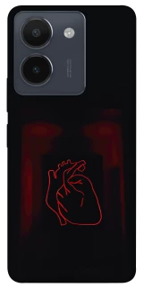 Чохол на Vivo Y36 Червоне серце фото 1 з 1