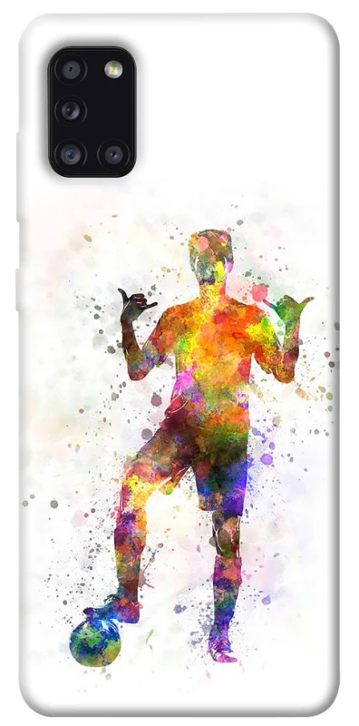 Чохол на Samsung Galaxy A31 Football Player v3 фото 1 з 1