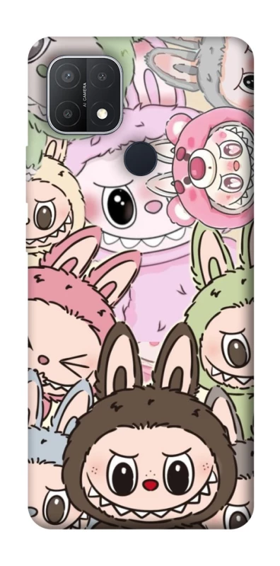 Чохол на Oppo A15s / A15 All Labubu 3 фото 1 з 1