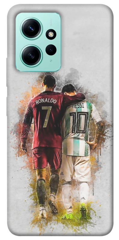 Чохол на Xiaomi Redmi Note 12 4G Ronaldo та Messi фото 1 з 1