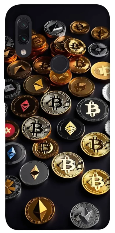 Чехол на Xiaomi Redmi Note 7 / Note 7 Pro / Note 7s Many coins фото 1 из 1