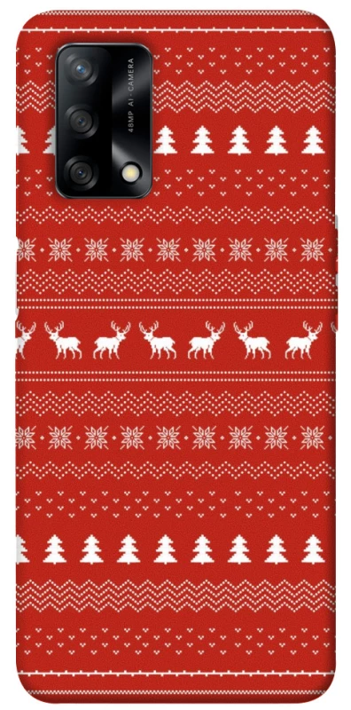 Чохол на Oppo A74 4G Новорічний v12 фото 1 з 1