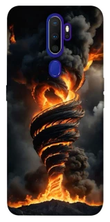 Чехол на Oppo A5 (2020) / Oppo A9 (2020) Огненный торнадо фото 1 из 1