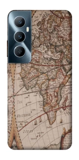 Чехол на Realme C65 4G Карта путешествий фото 1 из 1