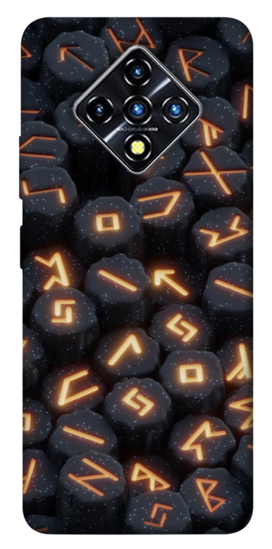 Чехол на Infinix Zero 8 Огненые руны фото 1 из 1