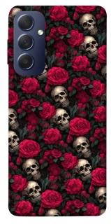 Чехол на Samsung Galaxy M54 5G Черепа и розы фото 1 из 1