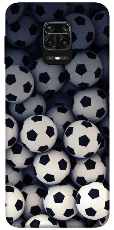 Чехол на Xiaomi Redmi Note 9s / Note 9 Pro / Note 9 Pro Max Футбольные мячи фото 1 из 1