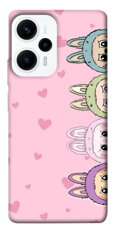 Чохол на Xiaomi Poco F5 / Note 12 Turbo All Labubu 4 фото 1 з 1
