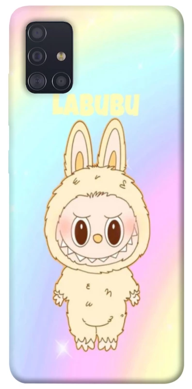 Чохол на Samsung Galaxy A51 Fluffy Rainbow Labubu фото 1 з 1