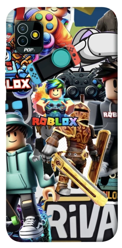 Чохол на TECNO POP 5 Roblox collage ver.1 фото 1 з 1
