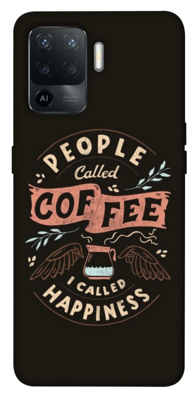 Чохол на Oppo Reno 5 Lite Сoffee happiness фото 1 з 1