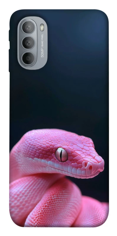 Чохол на Motorola Moto G31 Рожева змія фото 1 з 1