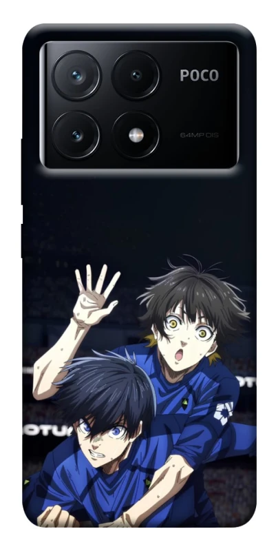 Чехол на Xiaomi Poco X6 Blue Lock v2 фото 1 из 1