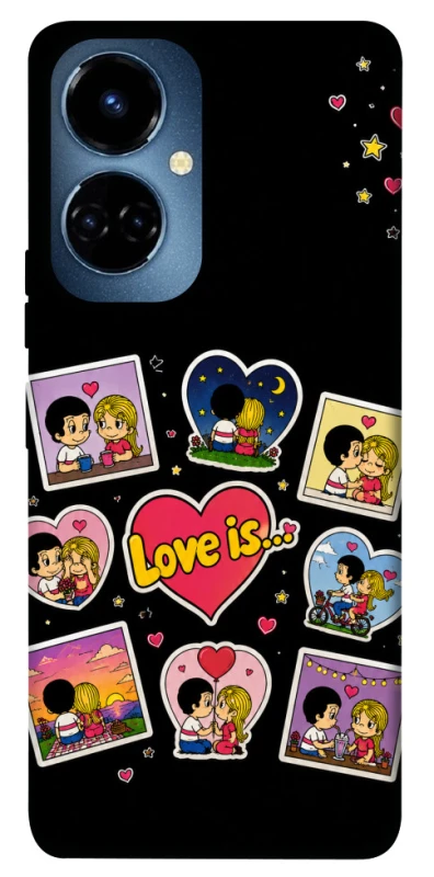 Чехол на TECNO Camon 19 Pro Love is ver.2 фото 1 из 1