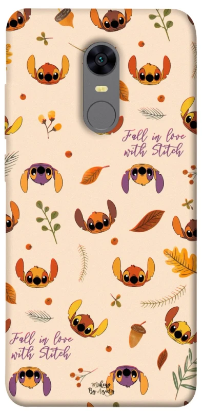 Чохол на Xiaomi Redmi 5 Plus / Redmi Note 5 (Single Camera) Fall in love with Stitch фото 1 з 1