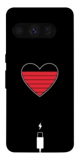 Чехол на Google Pixel 8 Pro Charge your heart фото 1 из 1