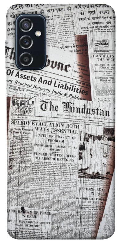 Чохол на Samsung Galaxy M52 Газети фото 1 з 1