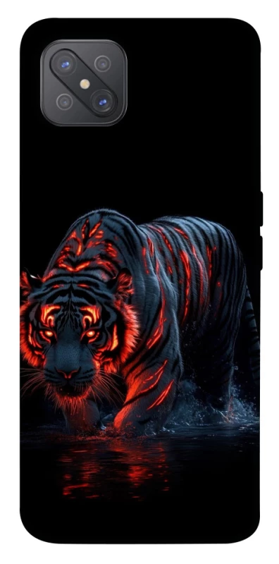 Чохол на Oppo A92s fire tiger фото 1 з 1