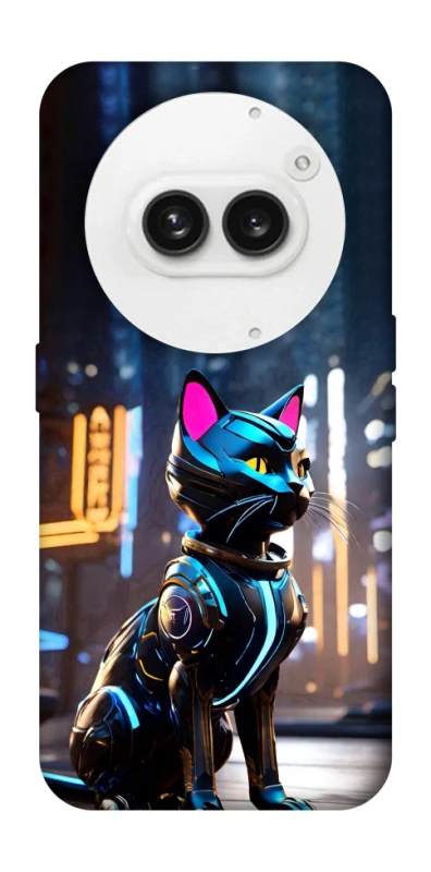 Чехол на Nothing Phone (2a) Cyber cat фото 1 из 1