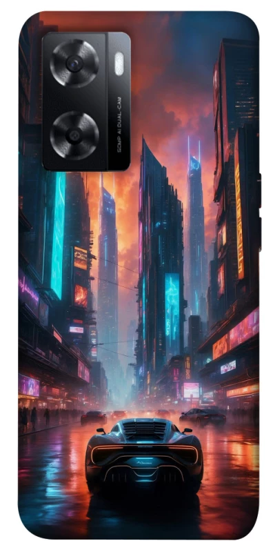 Чехол на Oppo A77s Cyber city фото 1 из 1