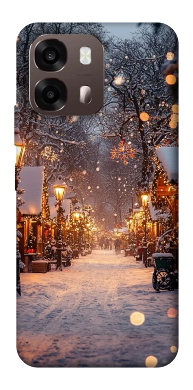 Чехол на Oppo A6 Новогодний v50 фото 2 из 2