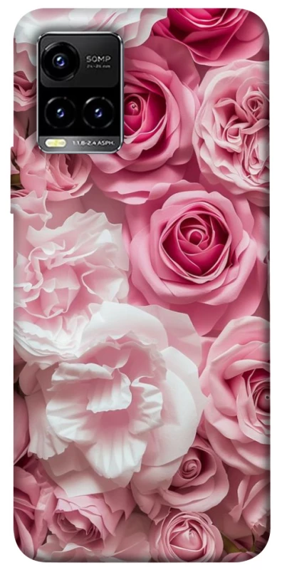 Чохол на Vivo Y21 / Y33s Рожеві Квіти фото 1 з 1