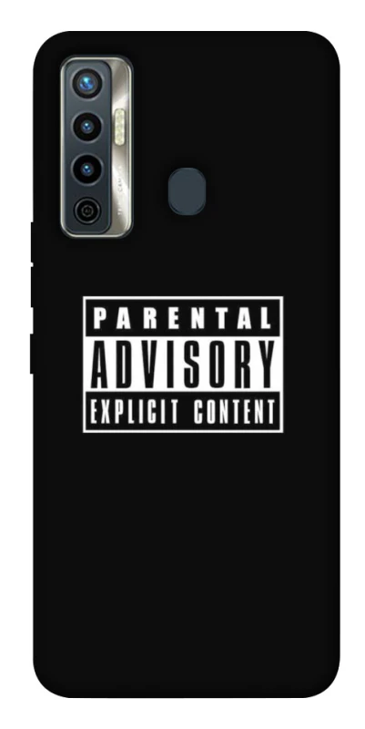 Чохол на TECNO Camon 17 Parental Advisory Label фото 1 з 1