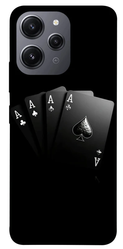 Чохол на Xiaomi Redmi 12 Black Cards фото 1 з 1