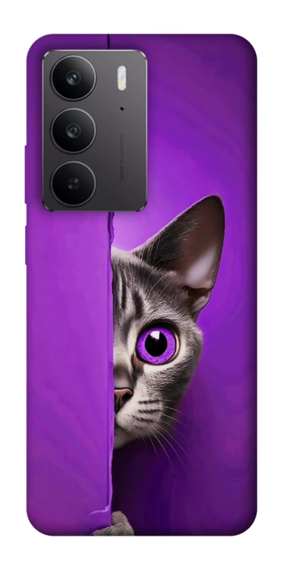 Чохол на Realme C75 Кіт-підглядач фото 1 з 1