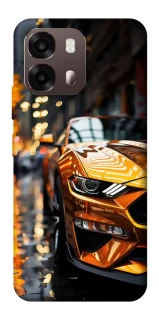 Чохол на Oppo A6 Golden sports car фото 1 з 2
