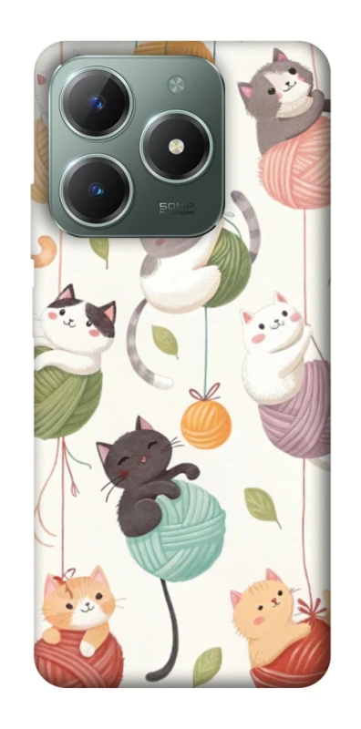 Чохол на Realme C61 Funny Kittens фото 1 з 1