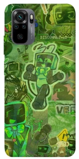 Чехол на Xiaomi Redmi Note 10 / Note 10s Dandysworld tv green theme фото 1 из 1