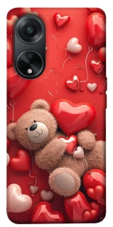 Чехол на Oppo A98 bear in hearts фото 1 из 1
