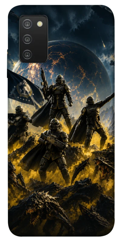 Чохол на Samsung Galaxy A03s HELLDIVERS фото 1 з 1