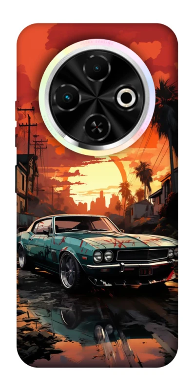 Чохол на TECNO Spark 30C Car at sunset фото 1 з 1