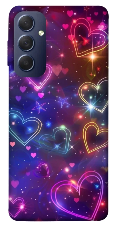 Чохол на Samsung Galaxy M54 5G Drawn hearts фото 1 з 1
