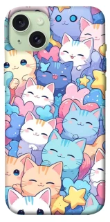 Чехол на Apple iPhone 15 Plus (6.7") Funny Kittens ver.3 фото 1 из 1